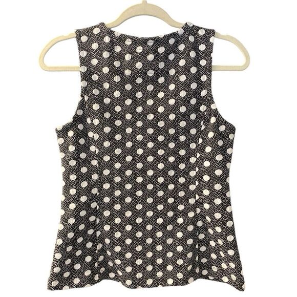 Maeve‎ by Anthropologie M Sleeveless V-Neck Polka-Dot Knit Tank Top Camisole - Picture 5 of 9
